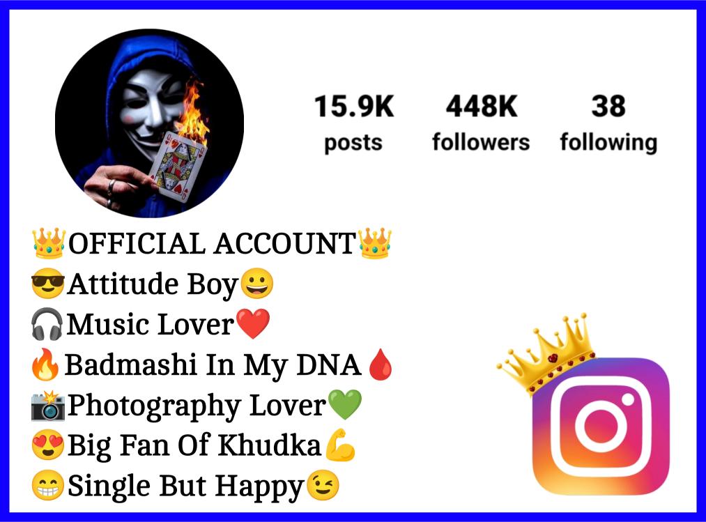 Badmashi Bio For Instagram