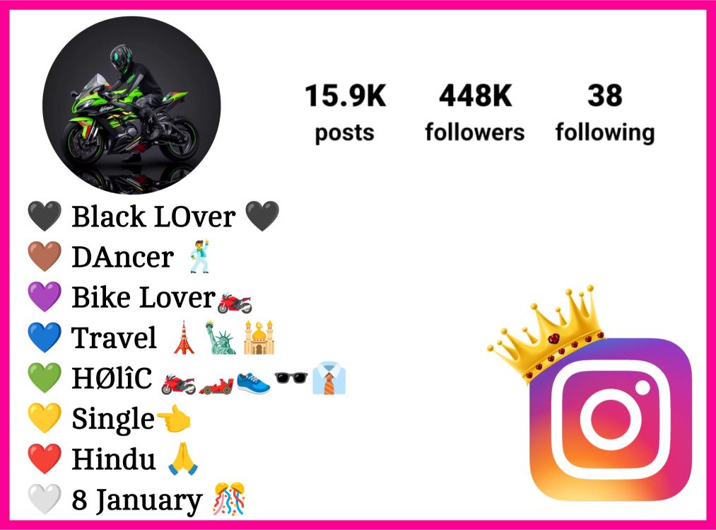 Bike Rider Bio For Instagram