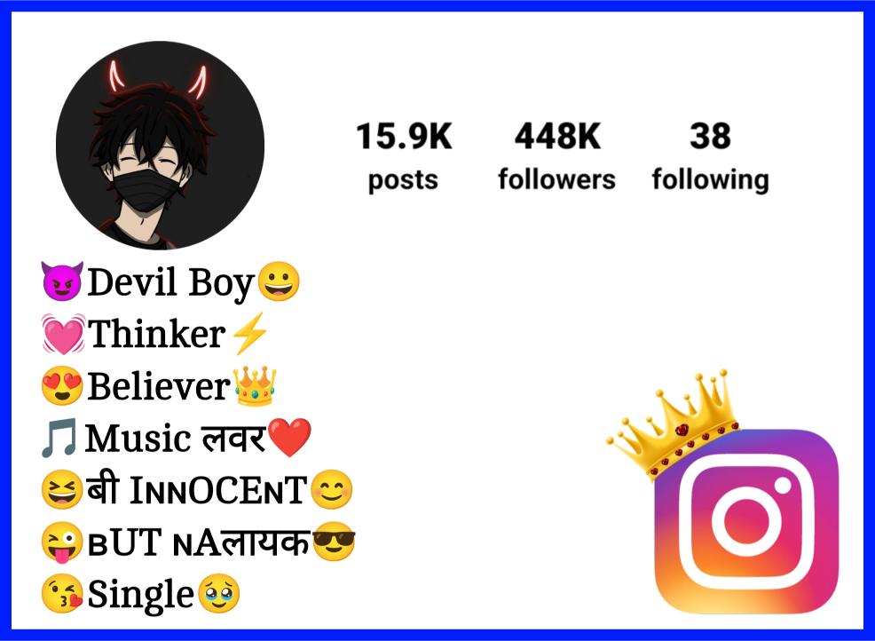 Devil Bio For Instagram