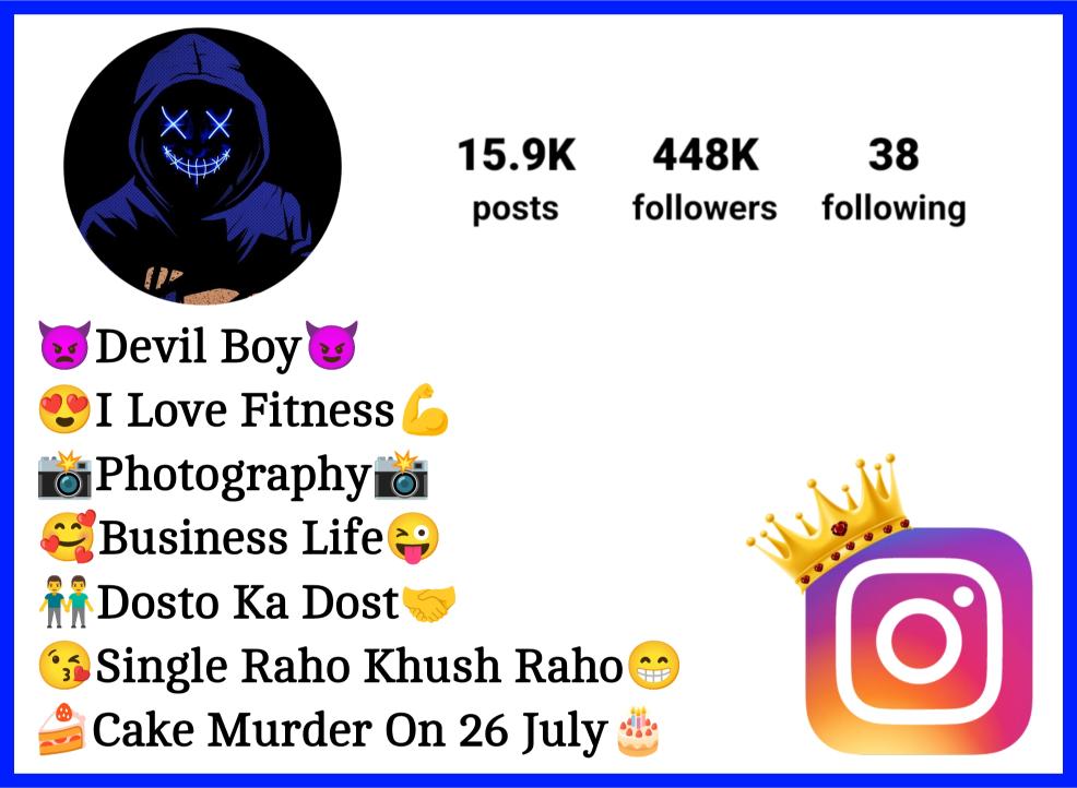 Devil Bio For Instagram
