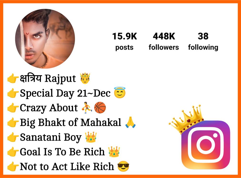 Hindu Bio For Instagram