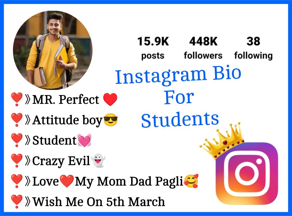 Instagram Bio For Students