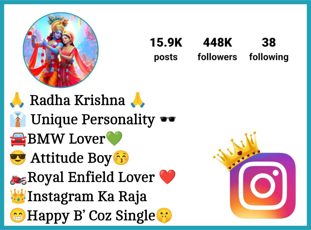 Krishna Bio For Instagram 