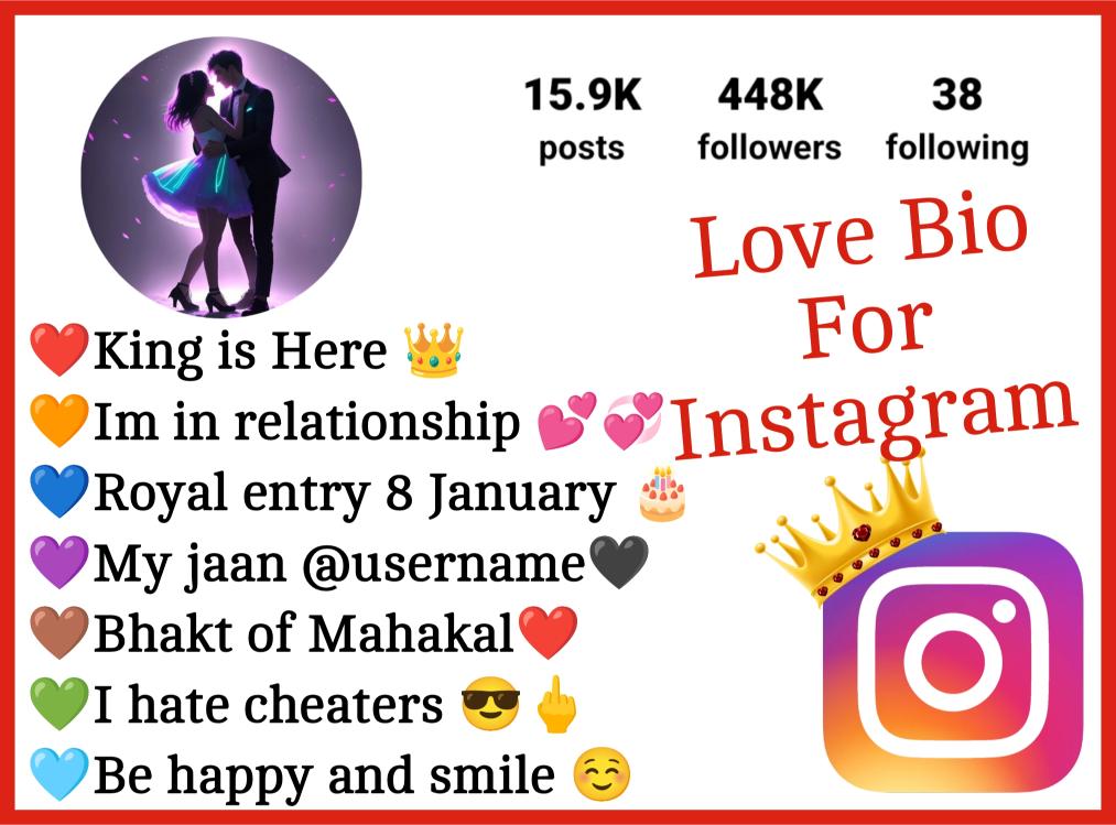 Love Bio For Instagram