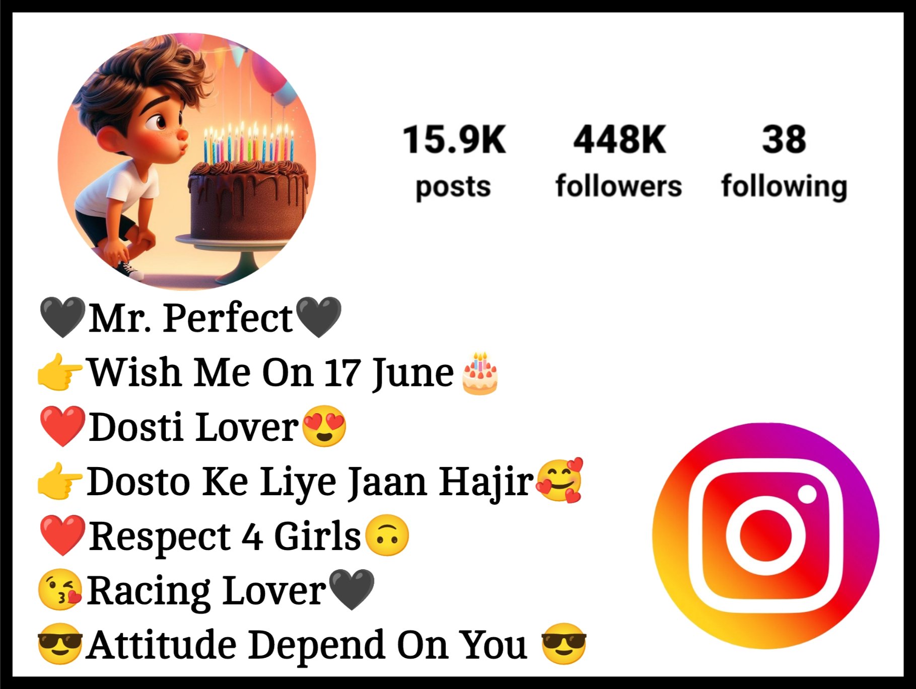 Birthday Bio For Instagram