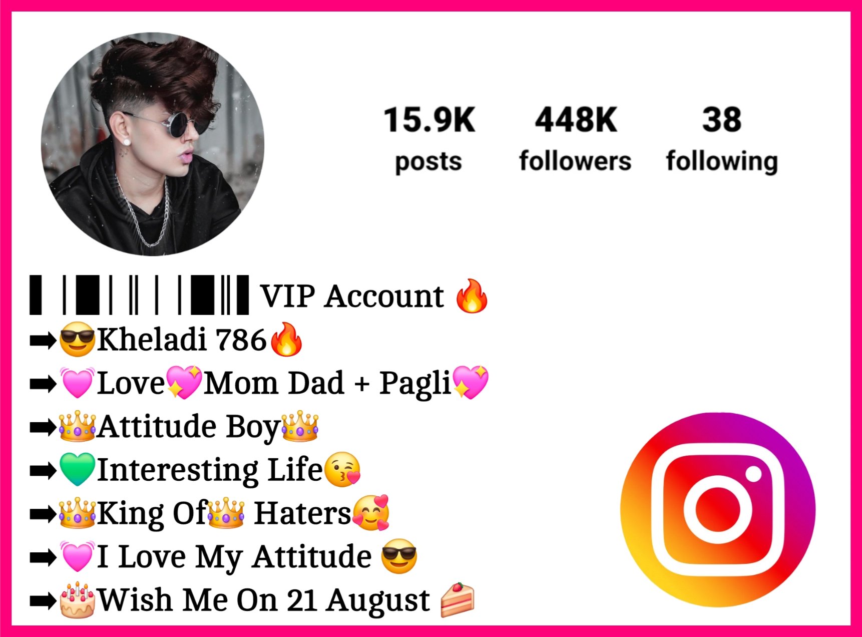 Instagram Bio For Boys