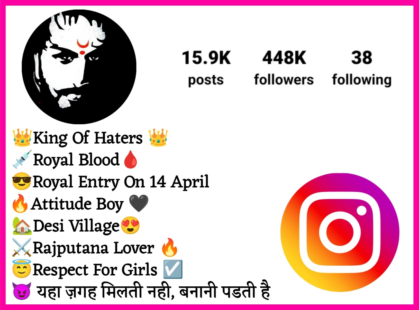 Rajput Bio For Instagram